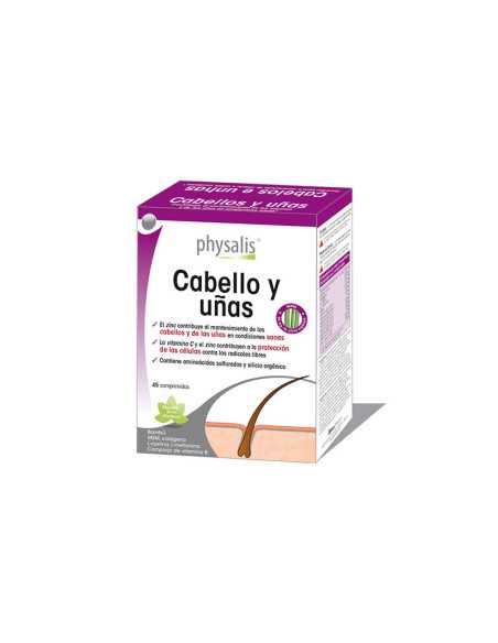 Cabello y uñas 45 comprimidos Physalis Cabello y uñas 45 comprimidos Physalis